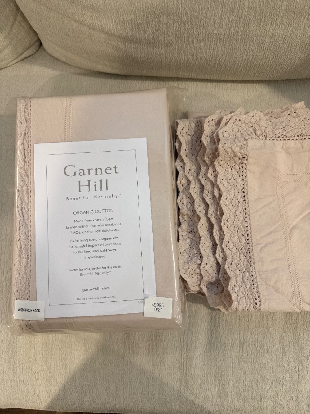 Garnet Hill king Duvet Cover Set